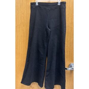 Frame The Jetset Wide Leg Jeans in Sheen Noir Size 2  Y2K Minimalist